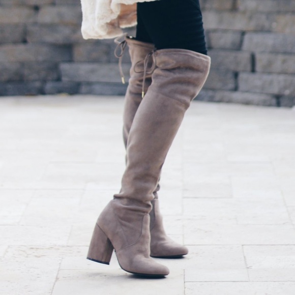Steve Madden Shoes - Steve Madden Over-The-Knee Boots, Taupe